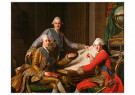 Alexander Roslin (1718-1793)  - 
King Gustav III of Sweden and his Brothers, 1771 -
Postcard - 
A103582-1