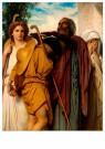 William Bouguereau (1825-1905) - 
Tobias Receives His Father's Blessing, 1860 -
Postcard - 
A103863-1