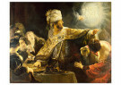 Rembrandt Van Rijn (1606/7-'69 - 
Belshazzar's Feast, 1635-1638 -
Postcard - 
A106228-1