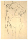 Gustav Klimt (1862-1918)  - 
Pregnant nude and male nude heading left -
Postcard - 
A106464-1