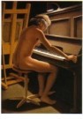 Kik Zeiler (1948)  - 
At the piano -
Postcard - 
A10708-1