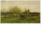 Daubigny (1817-1878)  - 
Apple blossom -
Postcard - 
A11076-1