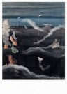 Yves Tanguy (1900-1955)  - 
Landscape with rose clouds, 1928 -
Postcard - 
A11602-1