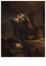 Rembrandt Van Rijn (1606/7-'69 - 
The Apostle Paul, circa 1657 -
Postcard - 
A116753-1