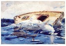 Winslow Homer (1836-1910)  - 
Sharks, 1885 -
Postcard - 
A121575-1