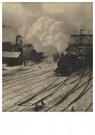 Alfred Stieglitz(1864-1946)  - 
In The New York Central Yards -
Postcard - 
A12473-1