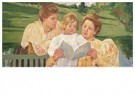 Mary Cassatt (1844-1926)  - 
The Garden Reading -
Postcard - 
A12991-1