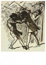 Dante Gabriel Rossetti 1828-82 - 
A Fight For A Woman -
Postcard - 
A13486-1