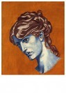 Dante Gabriel Rossetti 1828-82 - 
Study For 'Dante'S Dream At The Time Of The Death Of Beatric -
Postcard - 
A13497-1