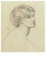 Dante Gabriel Rossetti 1828-82 - 
Alexa Wilding, A Study For Dante'S Dream -
Postcard - 
A13507-1
