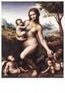 Leonardo da Vinci (1452-1519)  - 
Leda -
Postcard - 
A13526-1