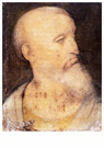 Leonardo da Vinci (1452-1519)  - 
Head Of St Andrew -
Postcard - 
A13602-1