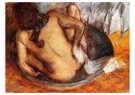 Edgar Degas(1834-1917)  - 
Nude In A Tub -
Postcard - 
A14191-1