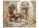Frederick Arthur Bridgman(1847 - 
Evening, the countryside of Algeria -
Postcard - 
A14971-1