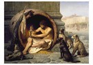 Jean-Léon Gérôme(1824-1904)  - 
Diogenes, 1860 -
Postcard - 
A15415-1