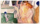 Edvard Munch(1863-1944)  - 
Women In A Swimming Pool -
Postcard - 
A18128-1