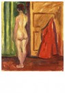 Edvard Munch(1863-1944)  - 
Nude With Her Back Turned -
Postcard - 
A18207-1