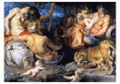 Peter Paul Rubens(1577-1640)  - 
The Four Continents -
Postcard - 
A18808-1