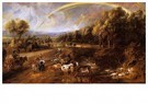 Peter Paul Rubens(1577-1640)  - 
Landscape With A Rainbow -
Postcard - 
A18866-1