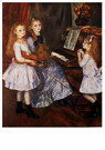 Auguste Renoir (1841-1919)  - 
Portrait Of The Daughter Of Catulle Mendes At The Piano -
Postcard - 
A20745-1