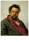 Ilya Repin (1844-1930)  - 
Composer Modest Mussorgsky -
Postcard - 
A20841-1