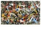 Jackson Pollock (1912-1956)  - 
Convergence -
Postcard - 
A2089-1