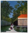 Henri Rousseau(1844-1910)  - 
Walking In The Parc Montsouris -
Postcard - 
A21194-1