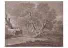 Thomas Gainsborough(1727-1788) - 
A Wooded Landscape With Cows Beside A Pool -
Postcard - 
A22254-1