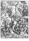 Albrecht Dürer (1471-1528)  - 
The Lamentation, From The Large Passion -
Postcard - 
A23741-1