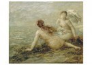 Henri Fantin-Latour 1836-1904) - 
Bathers by the sea -
Postcard - 
A24338-1