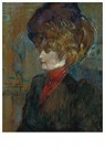 Henri de Toulouse-Lautrec  - 
Head of an English lady -
Postcard - 
A24387-1