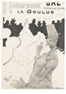 Henri de Toulouse-Lautrec  - 
Le Moulin Rouge - La Goulue (the greedy one) -
Postcard - 
A24429-1