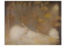 Jan Mankes(1889-1920)  - 
White rabbits in autumn woods, 1911 -
Postcard - 
A25199-1