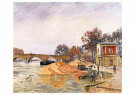 Gustave Loiseau (1865-1935)  - 
The Pont Marie de Paris, 1912 -
Postcard - 
A25561-1