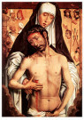 Hans Memling (1430-1494)  - 
The Virgin Showing the Man of Sorrows, 1480 -
Postcard - 
A25974-1