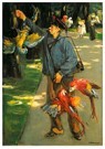 Max Liebermann (1847-1935)  - 
The Parrot Man, 1902 -
Postcard - 
A26498-1