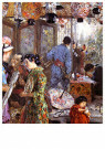 Adolph von Menzel (1815-1905)  - 
Japanese Painter, 1885 -
Postcard - 
A26769-1