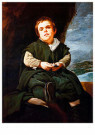 Diego Velazquez (1599-1660)  - 
The Dwarf Francisco Lezcano, 1636-1638 -
Postcard - 
A26876-1