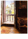 William Merritt Chase 1849 '16 - 
A Venetian Balcony, 1913 -
Postcard - 
A27368-1
