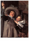 Frans Hals (1581-1666)  - 
Yonker Ramp and his Sweetheart, 1623 -
Postcard - 
A28021-1