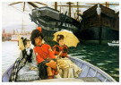 James Tissot(1836-1902)  - 
Portsmouth Dockyard, 1877 -
Postcard - 
A28626-1