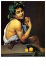 Caravaggio (1571-1610)  - 
Self Portrait as Bacchus, 1593-1594 -
Postcard - 
A30579-1