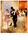 Jean-Louis Forain (1852-1931)  - 
Gentlemen of the Opera, 1887-1890 -
Postcard - 
A30729-1