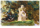 John Singer Sargent (1856-1925 - 
Boboli Gardens, Florence, circa 1906 -
Postcard - 
A31333-1