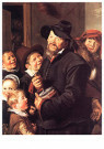 Frans Hals (1581-1666)  - 
The Rommel Pot Player, 1618-1622 -
Postcard - 
A31719-1