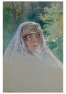 Konstantin Makovsky (1839-1915 - 
Female Portrait -
Postcard - 
A32946-1