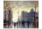 John Wootton (1682-1764)  - 
Rainy Day, Columbus Circle, -
Postcard - 
A36792-1