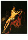 Caravaggio (1571-1610)  - 
St. Francis, 1610 -
Postcard - 
A36884-1