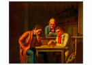 George Caleb Bingham 1811-1879 - 
The Checker Players, 1850 -
Postcard - 
A37058-1