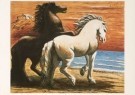 Georgio de Chirico (1888-1978) - 
Two Horses, 1926-27 -
Postcard - 
A3934-1